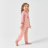 Little Plant Toddler TENCEL Modal 3/4 Sleeve Pullover - Pink - alternate view