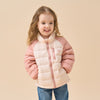 Ultra-Light Premium White Muscovy Duck Down Jacket—Pink - back view