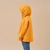 Premium White Duck Down Children’s Waterproof Outdoor Jacket——Yellow - close-up view