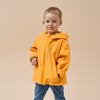 Premium White Duck Down Children’s Waterproof Outdoor Jacket——Yellow - detail view