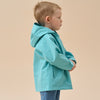 Children’s Waterproof Outdoor Jacket——Cyan - close-up view