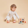 Super Soft Pima Cotton 2-Way Zip Sleep & Play Pajama - Flower - close-up view