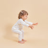 Super Soft Pima Cotton 2-Way Zip Sleep & Play Pajama - Bunny - detail view