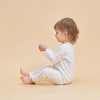 Super Soft Pima Cotton 2-Way Zip Sleep & Play Pajama - Bunny - lifestyle view