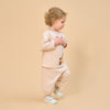 Little Plant Super Soft TENCEL Modal & Organic Cotton 2-Piece Pullover & Pants Set - Animal Friends Car - back view