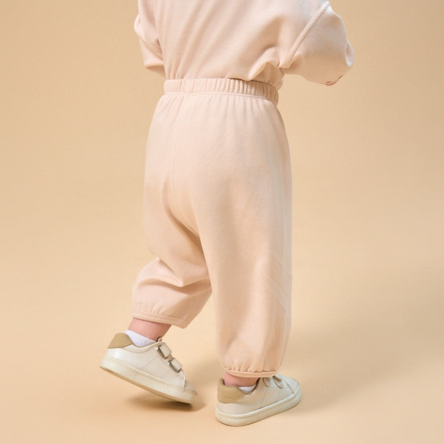 Little Plant Super Soft TENCEL Modal & Organic Cotton 2-Piece Pullover & Pants Set - Animal Friends Car - lifestyle view