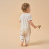 Baby Modal Zipper Pajamas Soft Sleepwear - Light Brown - view 7