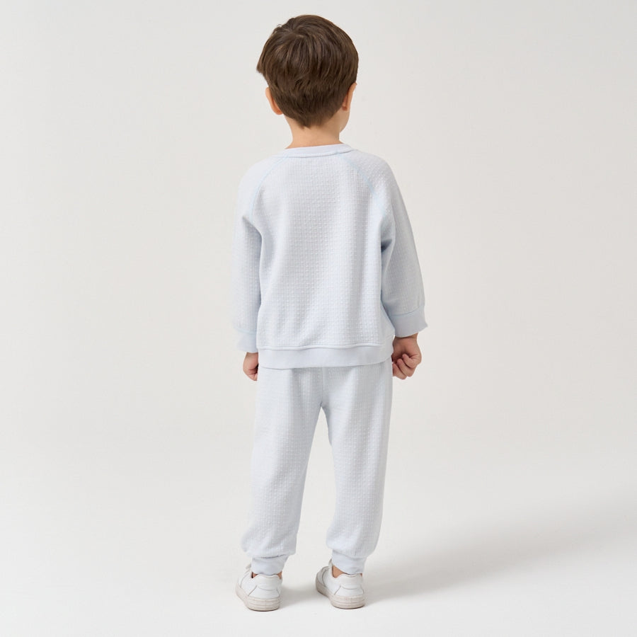 Super Soft TENCEL Modal Jogger - Light Blue - close-up view