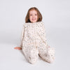 Toddler Girls' TENCEL™ Modal & Organic Cotton Two-Way Zip Pajama - Light Beige