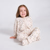 Toddler Girls' TENCEL™ Modal & Organic Cotton Two-Way Zip Pajama - Light Beige