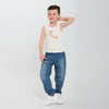 Boys'  TENCEL™  Modal Summer Tank Top - Giraffe