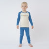 Boys' 2pc Long Sleeve Thermal Pajama Set - Blue