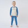 Boys' 2pc Long Sleeve Thermal Pajama Set - Blue