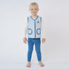 Boys' Soft Lightweight Fleece Vest Top - Blue