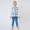 Boys' Soft Lightweight Fleece Vest Top - Blue