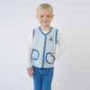 Boys' Soft Lightweight Fleece Vest Top - Blue