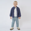 Boys'  Teddy Fleece Zip Front Jacket - Blue
