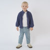 Boys'  Teddy Fleece Zip Front Jacket - Blue