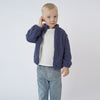 Boys'  Teddy Fleece Zip Front Jacket - Blue