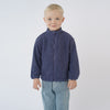 Boys'  Teddy Fleece Zip Front Jacket - Blue