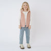 Girls' Teddy Fleece Zip Front Vest