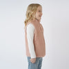 Girls' Teddy Fleece Zip Front Vest