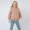 Girls'  Teddy Fleece Zip Front Jacket