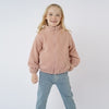 Girls'  Teddy Fleece Zip Front Jacket