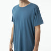 Silky Soft Adult TENCEL Modal Pajama Set - Blue - close-up view