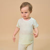 Silky Soft TENCEL Modal Tee - Green Panda - back view