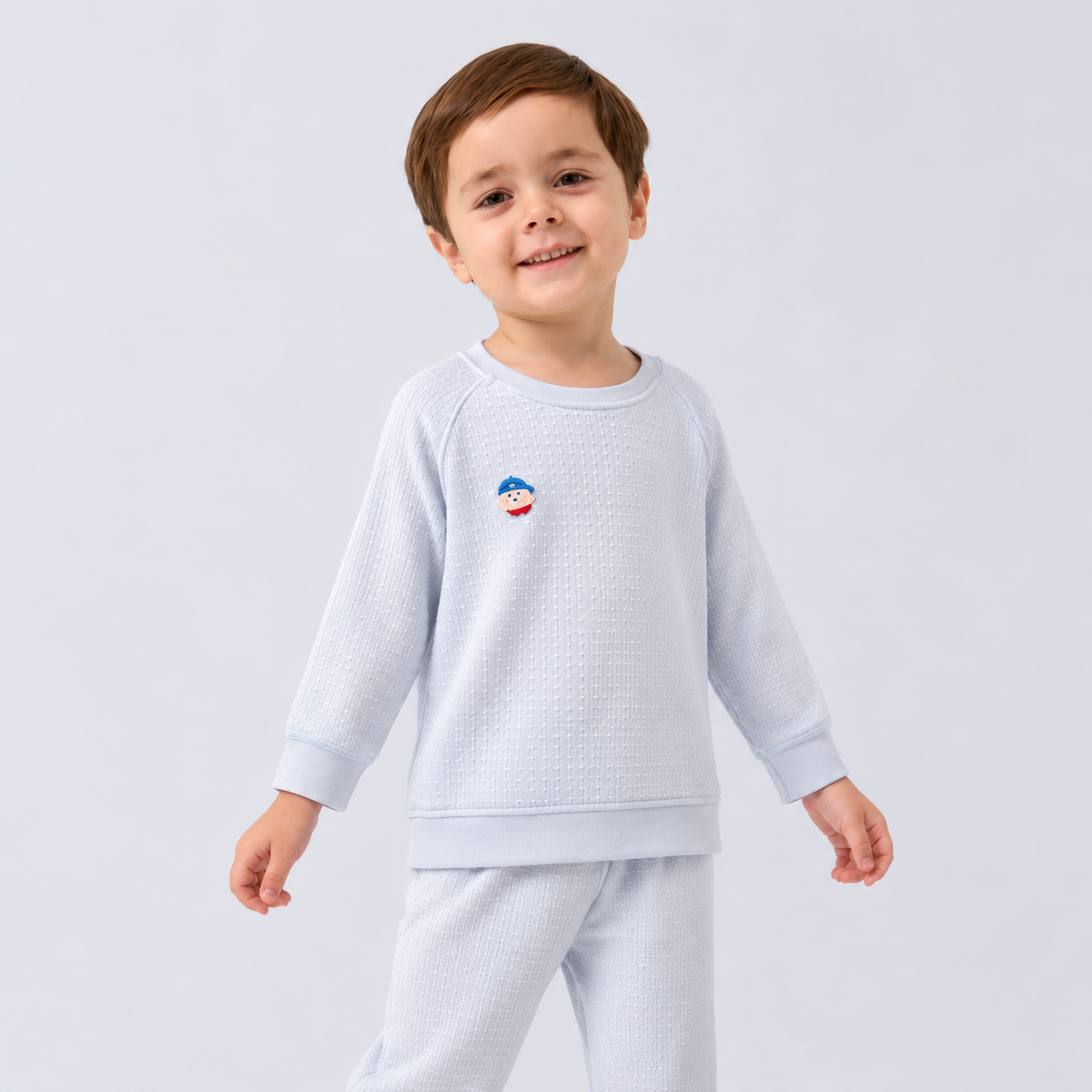Toddler Boys' Super Soft TENCEL™ Modal Pullover - Light Blue