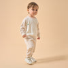 Super Soft TENCEL Modal Pullover - Light Brown - close-up view